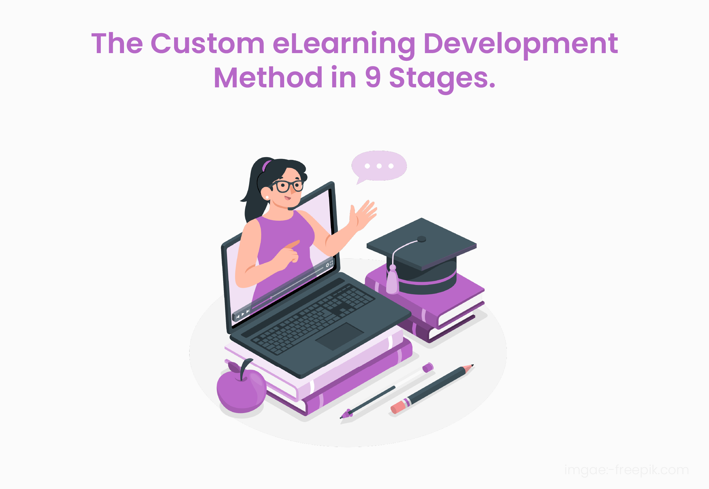 A Brief Overview of 9 Stages of Custom E-Learning Development Method